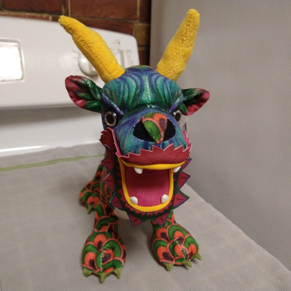Cirque du Soleil Multicolor NWT Asian Dragon Ka Plush Stuffed Animal 10"